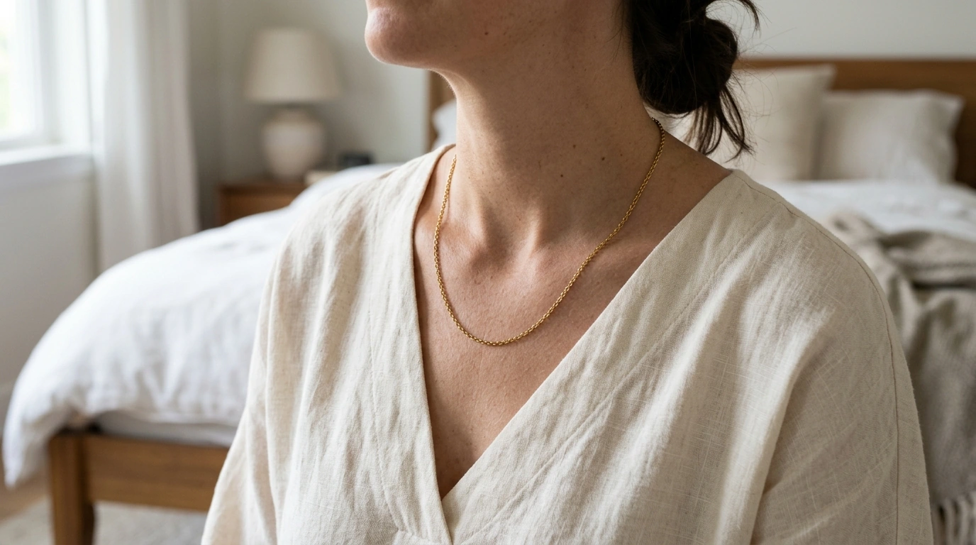 18k Gold Plated Stainless Steel Necklace: Style & Care