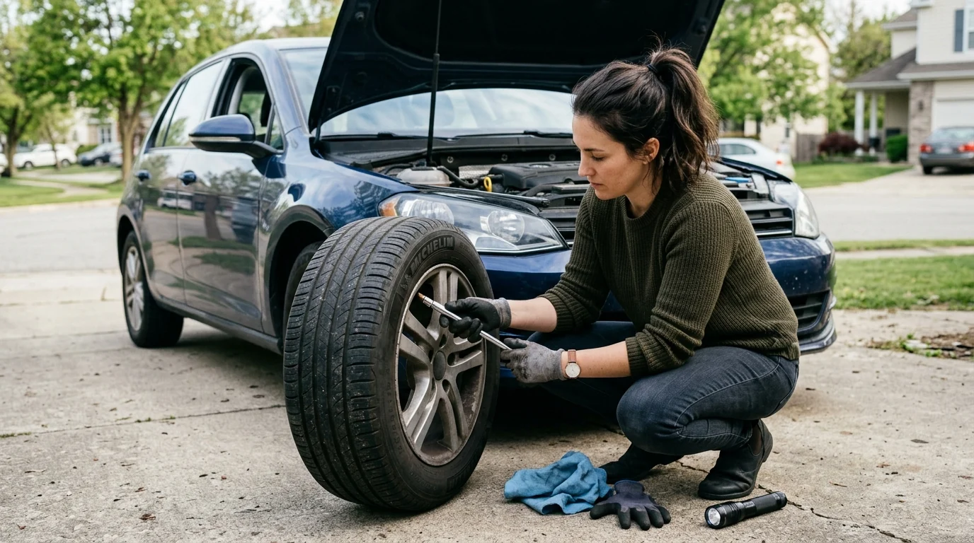 Monthly Car Check Checklist: Tires, Fluids, Lights