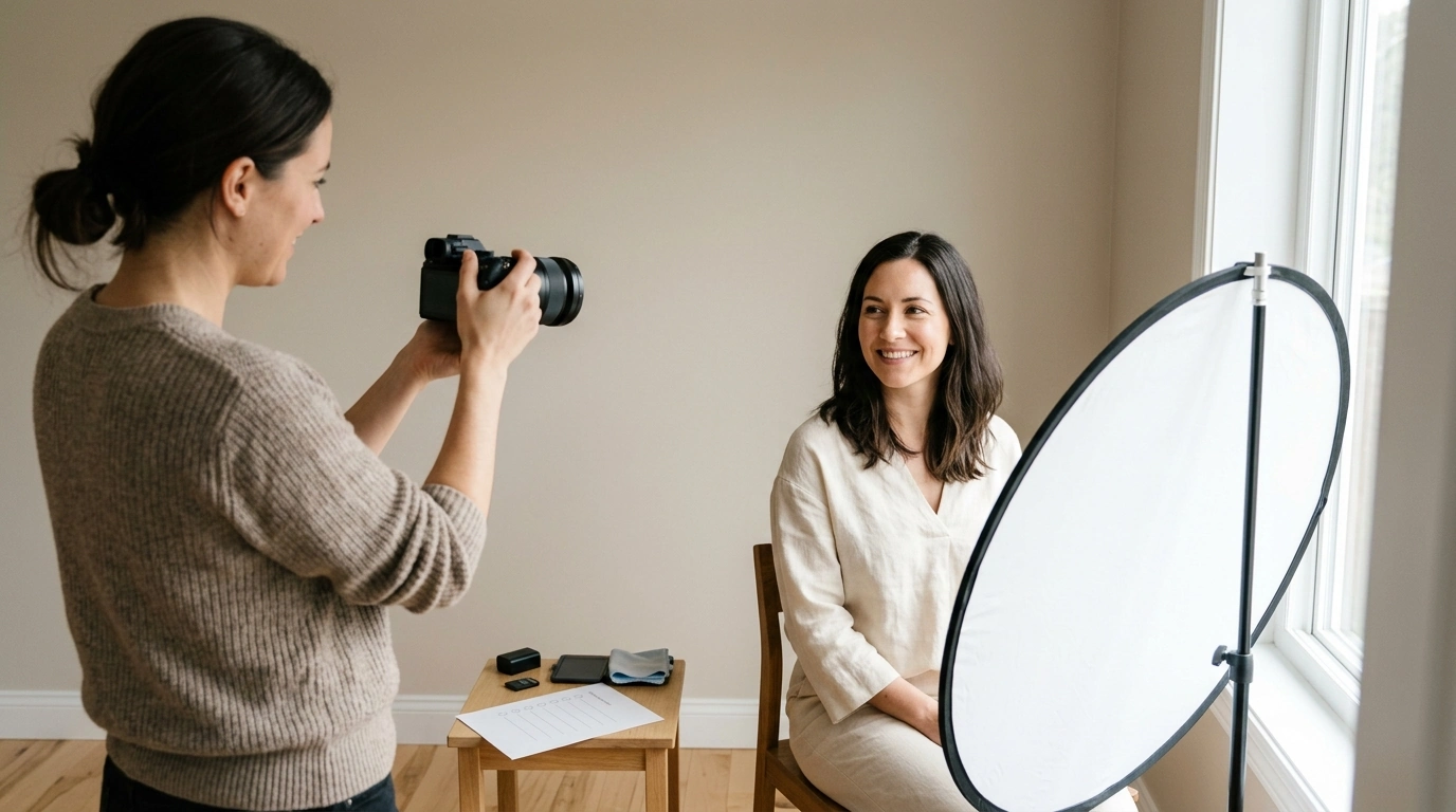 Portrait Photography Quick-Start: Calm Setup to First Shoot