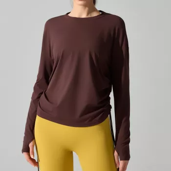 Women’s Long Sleeve Yoga & Running Top: Fit and Fabric