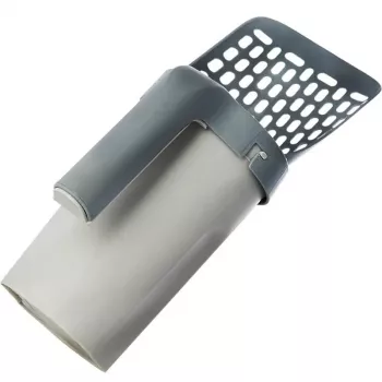 Mess-Free Cat Litter Scoop with Built-In Waste Bin